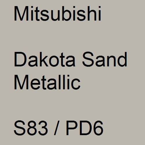 Mitsubishi, Dakota Sand Metallic, S83 / PD6.